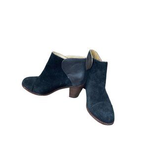Wolverine Samantha Pleet Womens Black Leather Ankle Boots Size 6M SKU 8978
